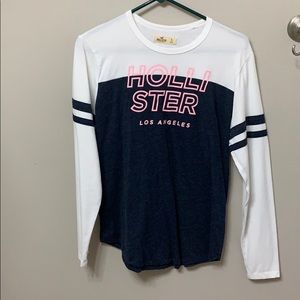Navy & Pink Hollister Tee